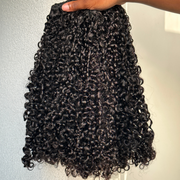 Natural curls, curly weave. This is our exotic curls. 3A/3B type curls 